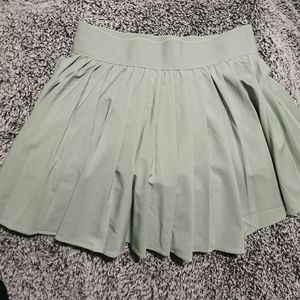 Sage Green tennis skirt with shorts